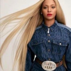 Adidas Ivy Park Denim Shirt Size S